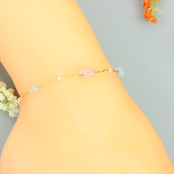 "Handmade Anklet – A Stylish Choice for Women, Thoughtful Gift Idea, EVCH1247 - Picture 8 of 9